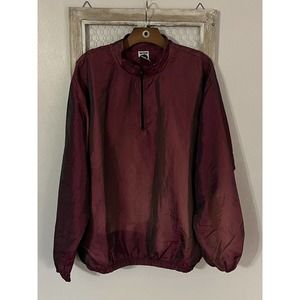 Vintage Wise Guy 1/4 Zip Windbreaker Jacket XL (No Size Tag See Description)